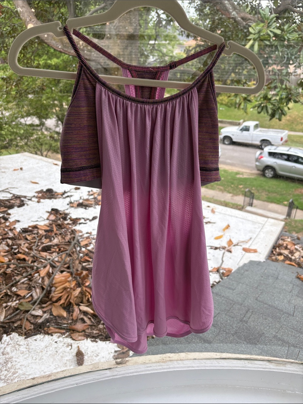 lululemon athletica Pink Tuck me Tank-Size 4 (XS)